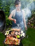 Woman Grilling
